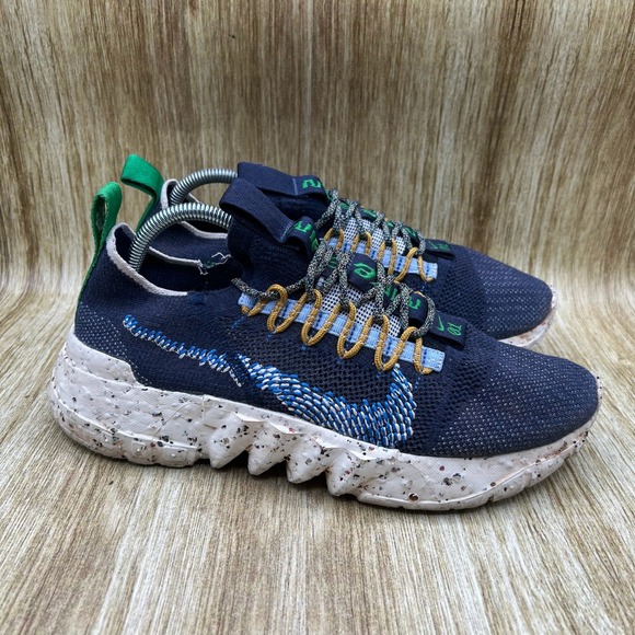 Nike Space Hippie 01 Men's‎ Size 10 Obsidian Signal Shoes Sneakers DJ3056-400 - Picture 1 of 10